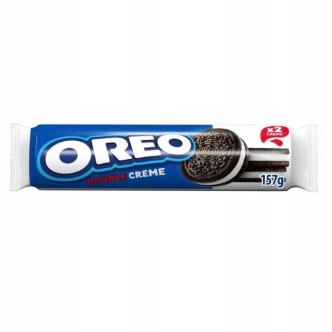 Oreo Double ciastka kruche kakaowe z nadzieniem 157 g markizy z kremem