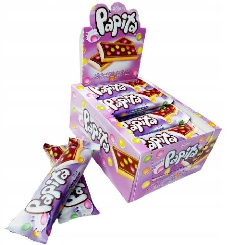 Papita Mleczny Baton z Drażetkami 24 szt x 33 g
