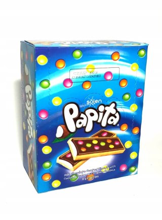 Papita Solen batoniki z kokosem i drażami 33 g x 24 szt