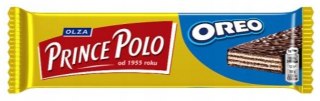 Prince Polo Oreo - wafelek kakaowy z nadzieniem waniliowym - 45 g x 35szt