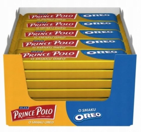 Prince Polo Oreo - wafelek kakaowy z nadzieniem waniliowym - 45 g x 35szt