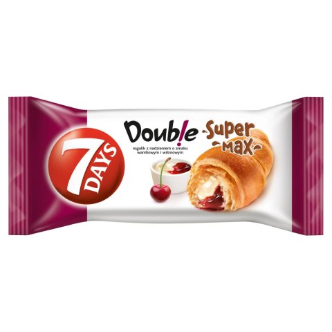 Rogalik 7 Days z Nadzieniem Waniliowym i Wiśniowym 110g