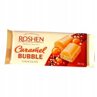 Roshen Bubble czekolada biała z karmelem 80 g