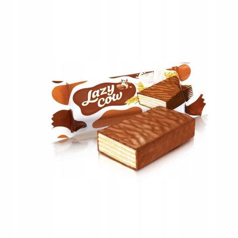 Roshen Wafelki Lazy Cow z nadzieniem mlecznym w polewie czekoladowej 1 kg