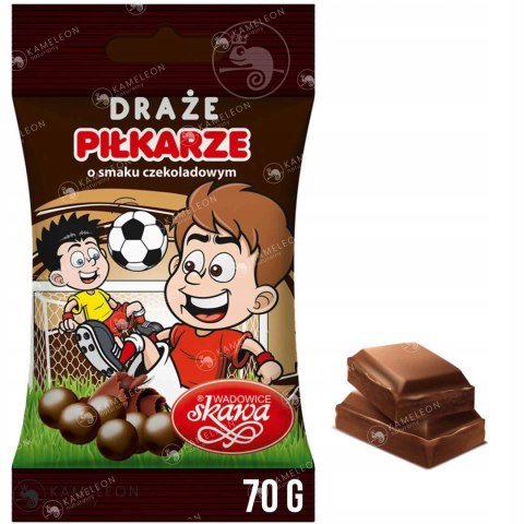 Skawa Draże Piłkarze czekoladowe 70 g