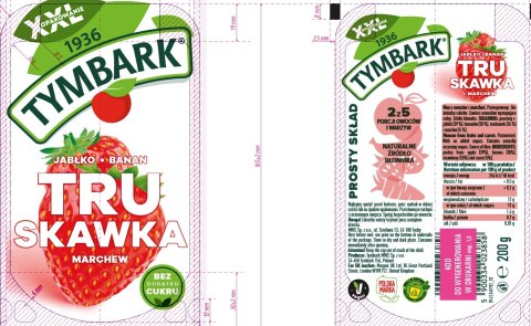 TYMBARK mus truskawka-banan-marchewka 200 g