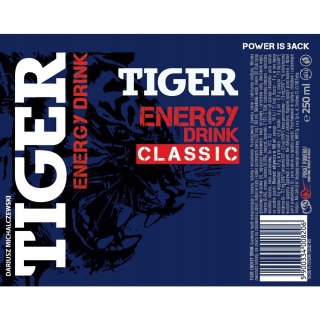 Tiger Classic Gazowany napój energetyzujący 250 ml