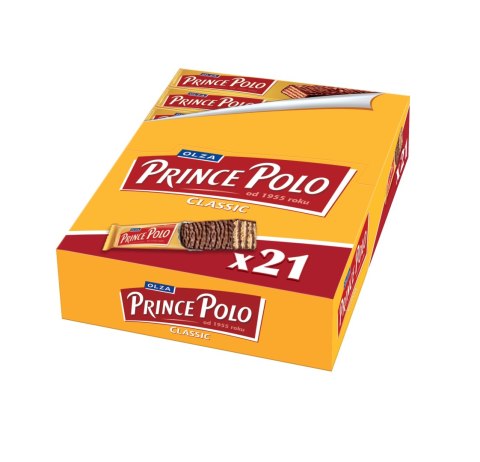 Wafle Prince Polo Classic 17,5g (opakowanie 21 szt.)