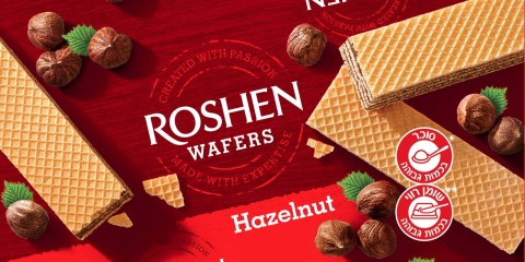 Wafle Roshen Wafers z nadzieniem orzechowym 216 g