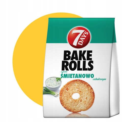 7 Days Bake Rolls chrupki chlebowe o smaku pomidorów oliwek i oregano 150 g