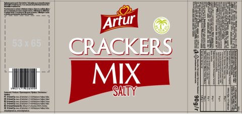 Artur Krakersy mix solone 90 g