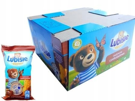 Biszkopty Lubisie z nadzieniem czekoladowym 30 g x 24 szt.