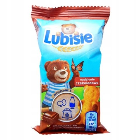 Biszkopty Lubisie z nadzieniem czekoladowym 30 g x 24 szt.