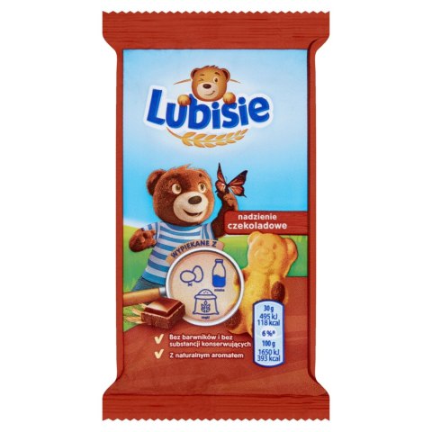 Biszkopty Lubisie z nadzieniem czekoladowym 30 g x 24 szt.