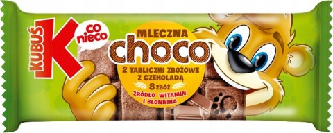 Ciasteczka zbożowe Kubuś z czekoladą tabliczka 32g