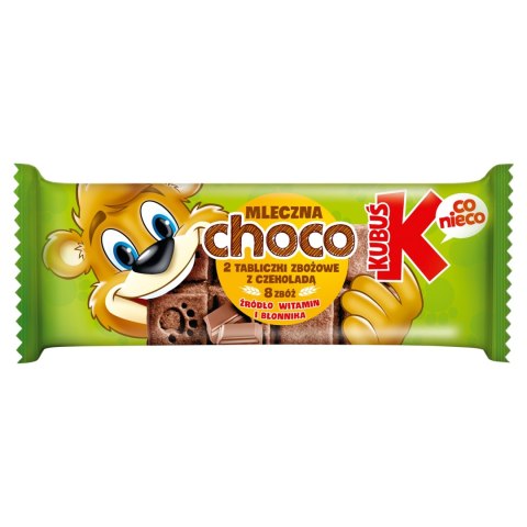 Ciasteczka zbożowe Kubuś z czekoladą tabliczka 32g