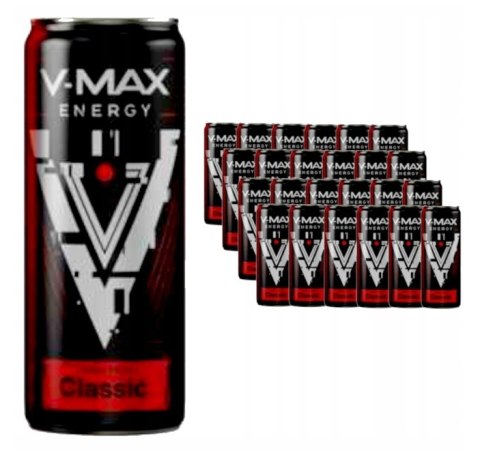 Napój energetyczny V-max Energy Classic 24x250 ml