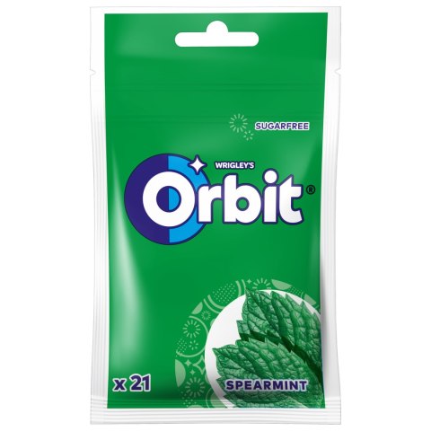 Orbit Spearmint Guma do żucia bez cukru 29g (21 sztuk)