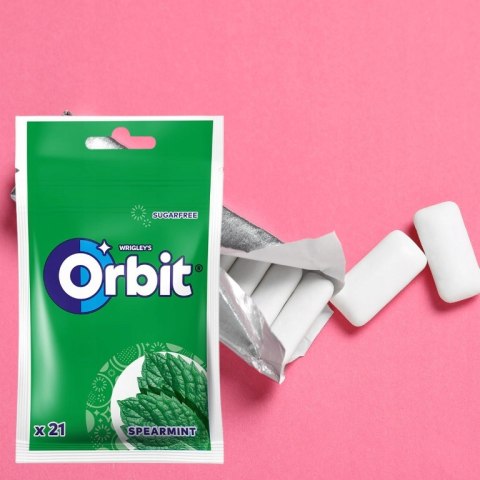 Orbit Spearmint Guma do żucia bez cukru 29g (21 sztuk)