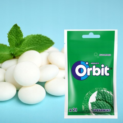 Orbit Spearmint Guma do żucia bez cukru 29g (21 sztuk)