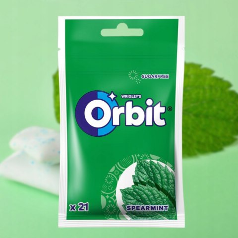 Orbit Spearmint Guma do żucia bez cukru 29g (21 sztuk)